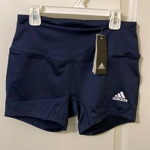 NWT Adidas 4 inch shorts volleyball/undershorts soccer. Navy women’s medium